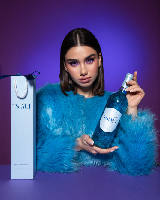 TSIALI - GLITTER BLUE SEMI-SWEET