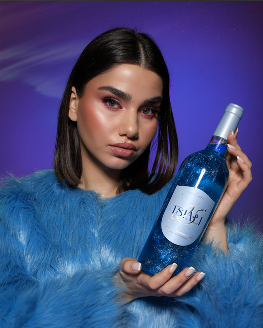 TSIALI - GLITTER BLUE SEMI-SWEET