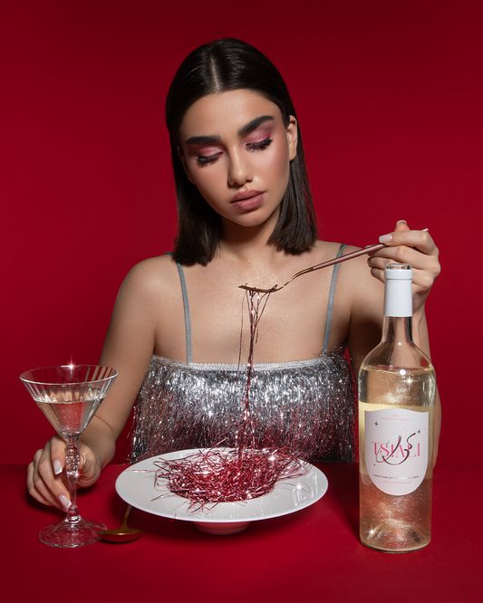 TSIALI - GLITTER WHITE SEMI-SWEET